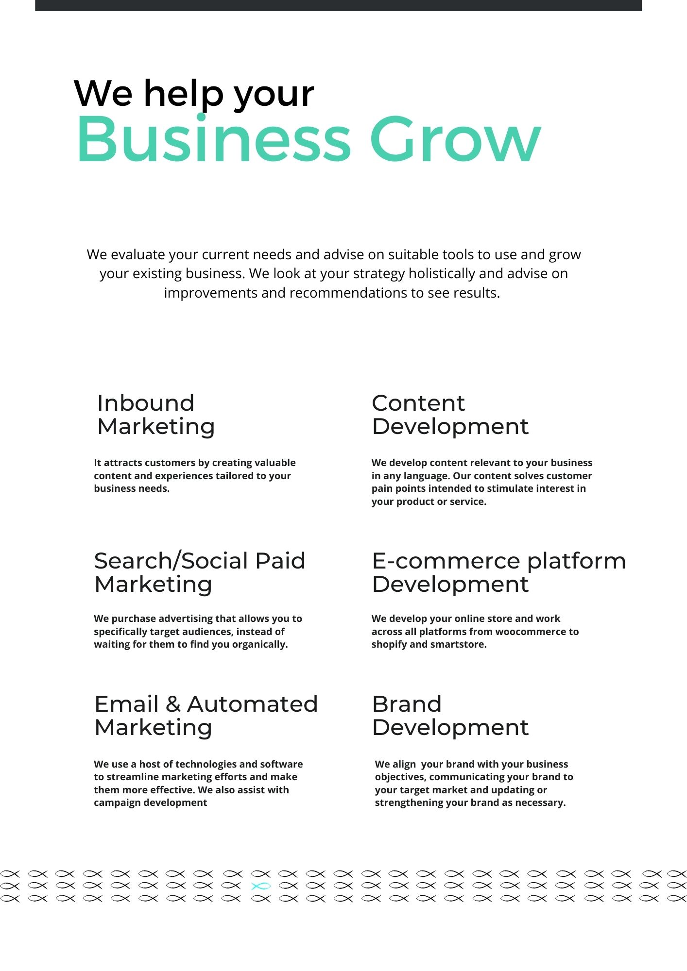 We help you grow your business